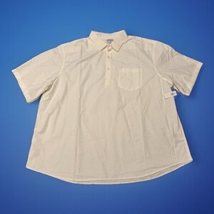 Old Navy White Collared 3 Button Shirt Men's Size XXXL NEW
